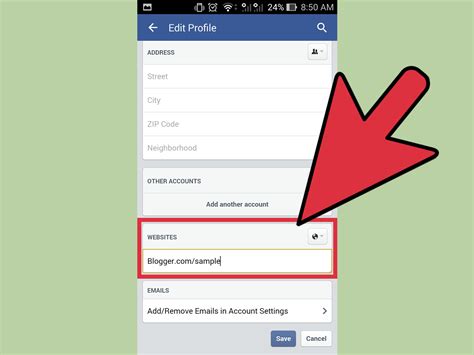 How do I change the Facebook account linked to my game.